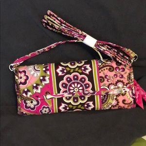 Like NEW Vera Bradley wallet with strap